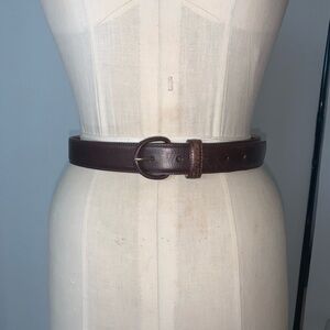 Giorgio Armani vintage Brown Leather Belt 30